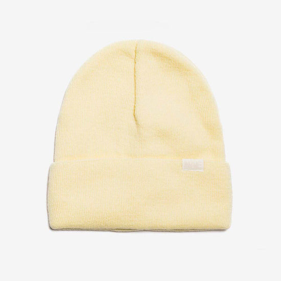 Gelbe Adventurer Beanie aus warmen Acryl