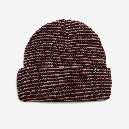 HAE Mütze Beanie Peakbagger Rot Grau