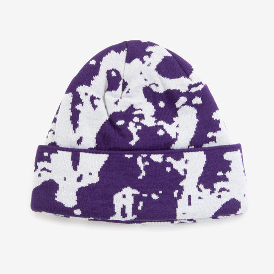 Gemustertes Beanie mit Violet von HAE