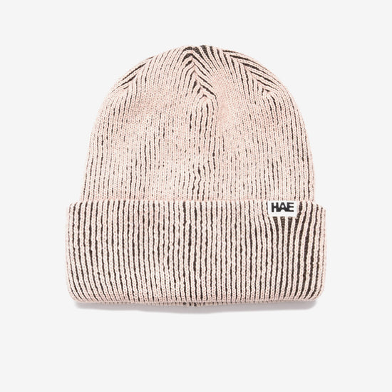 HAE Trailblazer Mütze in Salmon/Khaki – Strick-Beanie aus 100% Acryl, Made in Europe
