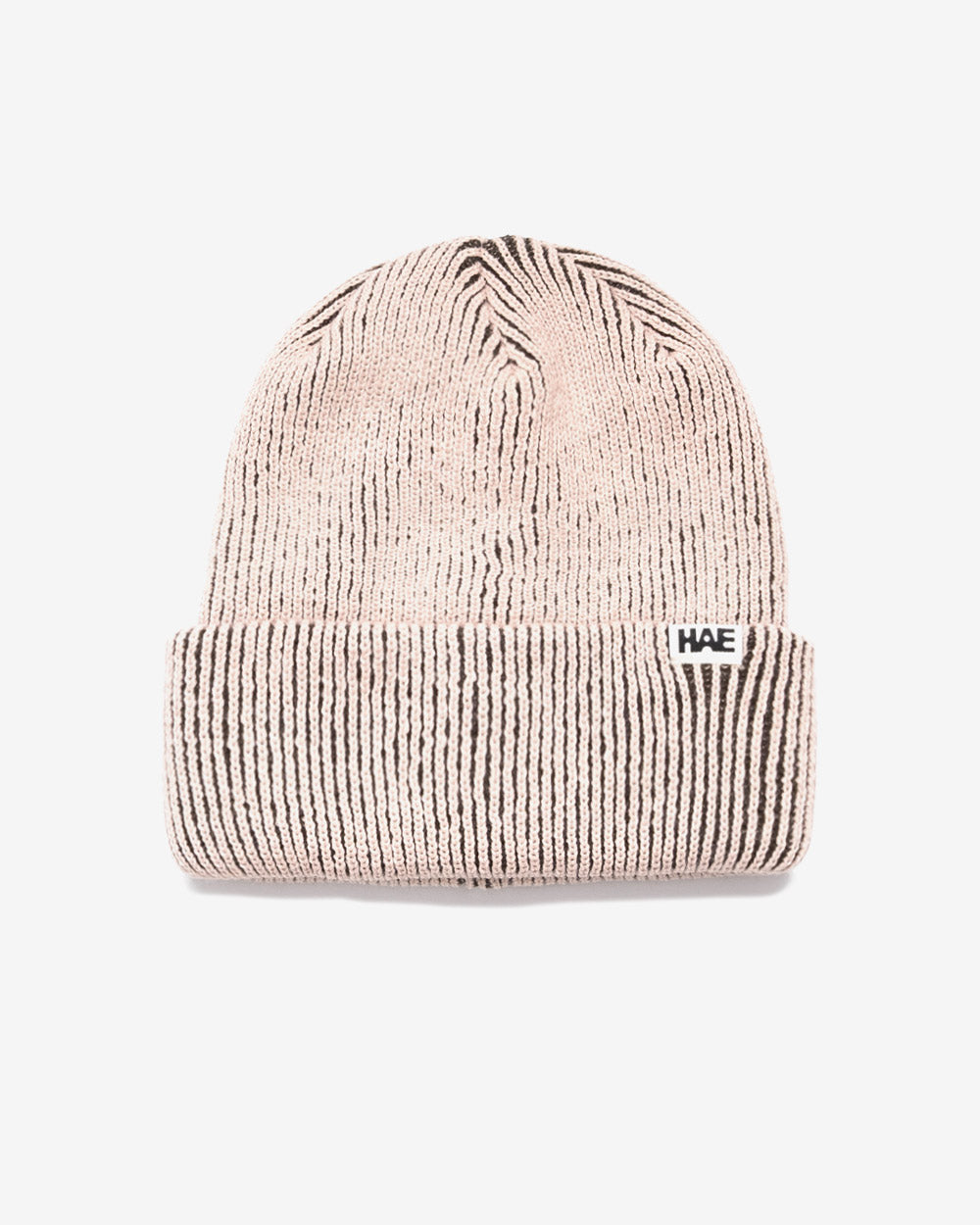 HAE Trailblazer Mütze in Salmon/Khaki – Strick-Beanie aus 100% Acryl, Made in Europe