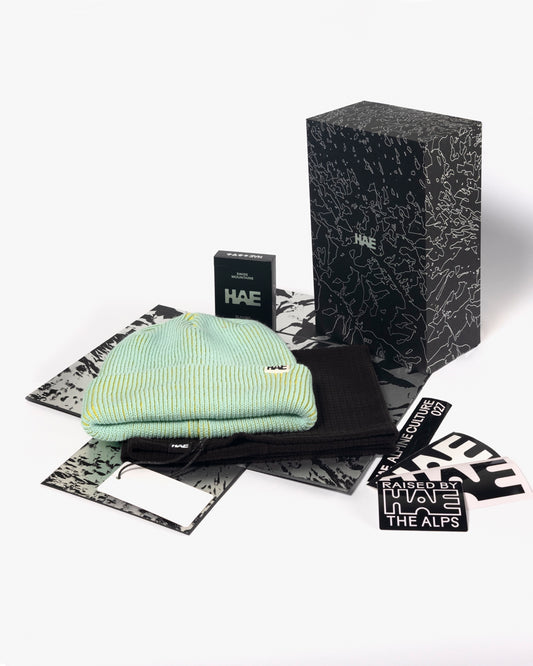 Coffret cadeau best-seller : bonnet et cache-cou menthe