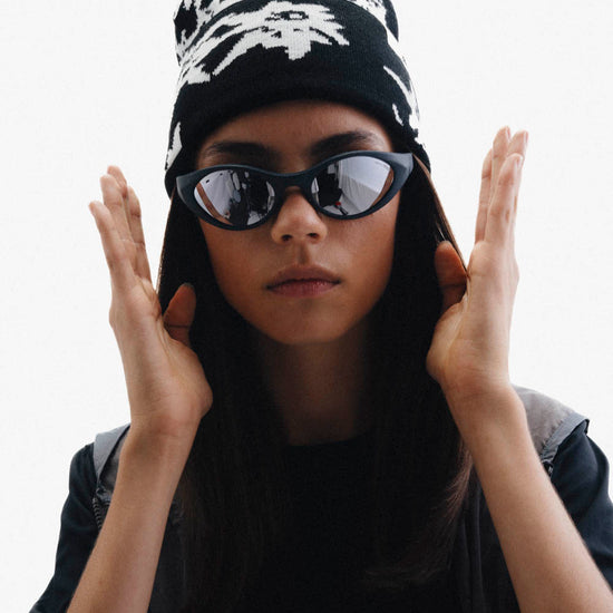 HAE Mütze mit Edelweissmuster