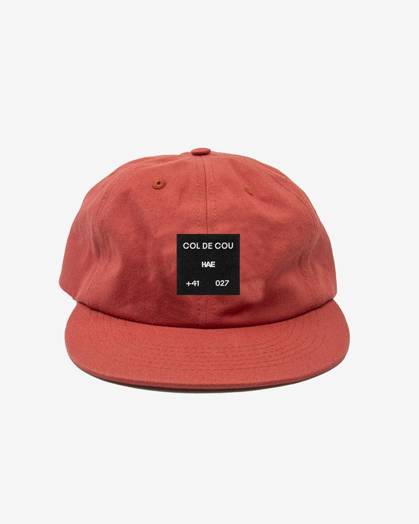 Lines Limited Edition 6 Panel Cap Rust small