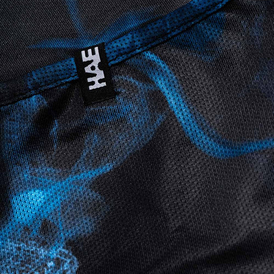 Detailansicht vom Textildruck Nebula