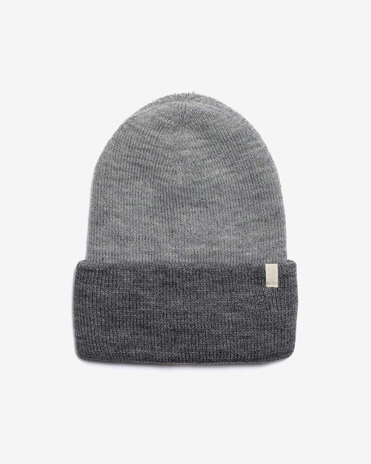 HAE grau gestreifte Mütze