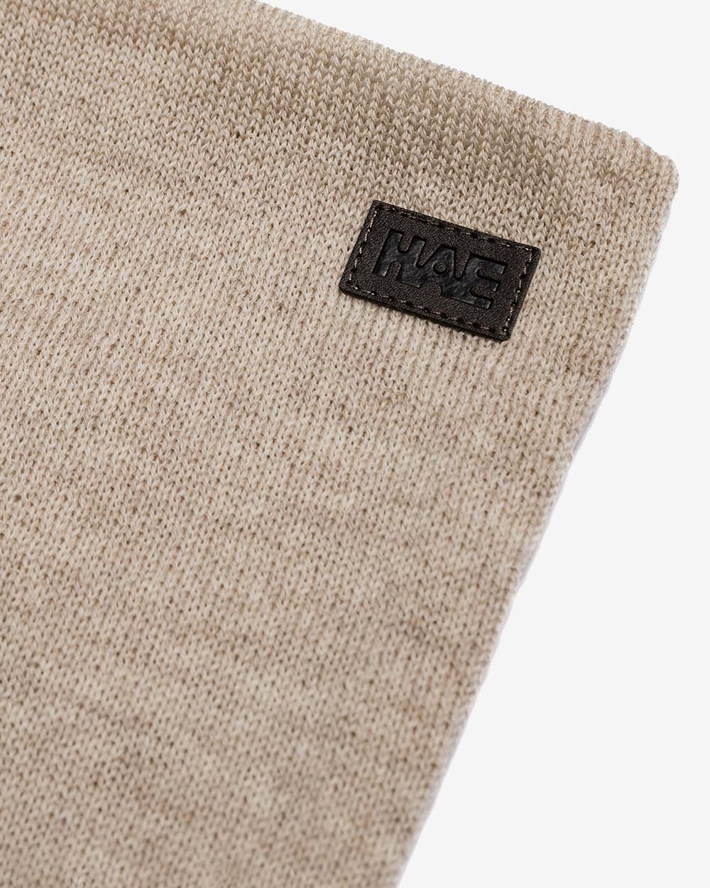 Detailansicht vom Kunstlederpatch