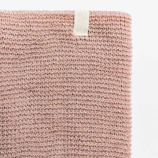 Detailansicht vom Halsschlauch und vom Strickmuster