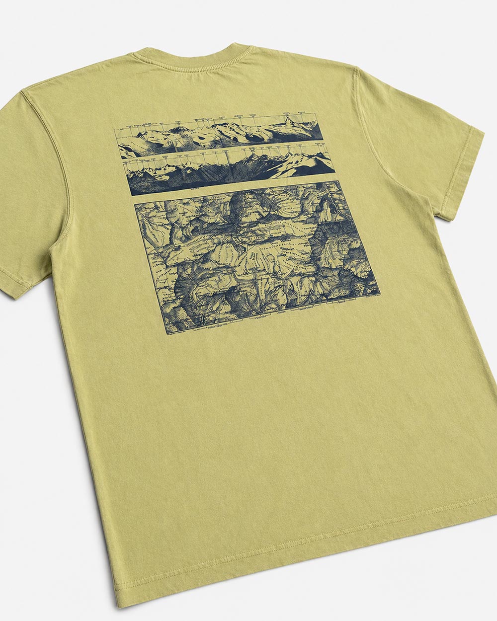HAE Traverse Shirt sunwashed olive back print