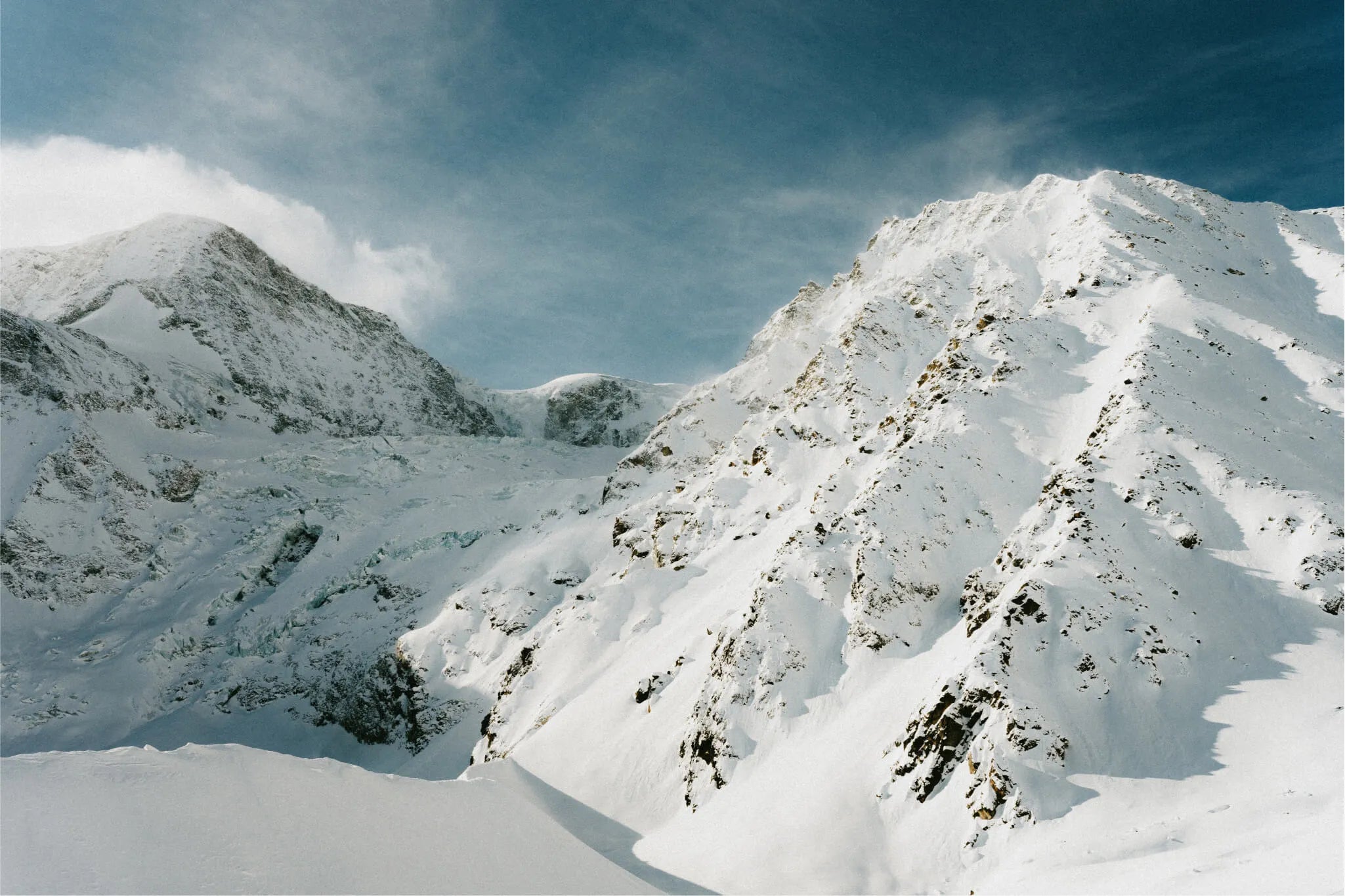 Eisformation in den Alpen