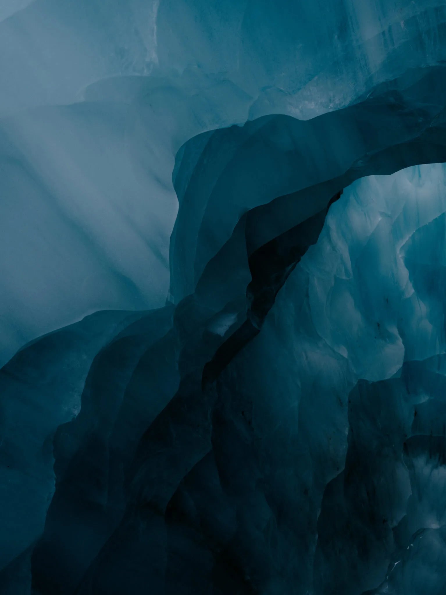 Eisformation in den Alpen